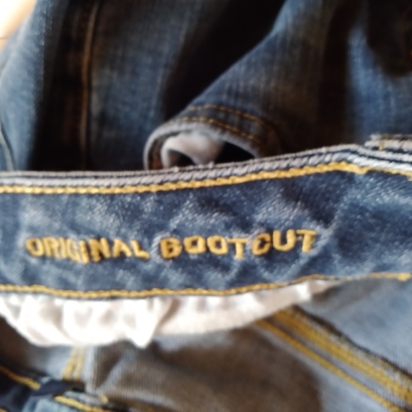 American Eagle Medium Wash Boot Leg Jeans Size 28x30 - Picture 7 of 8